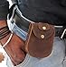 JYOS Leather Car/Bike Key Case, Remote Key Leather Pouch with Belt Loop (Rustic Brown)