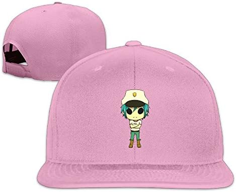 Gorillaz Demon Days Plain Adjustable Snapback Hats New Pink