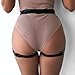 HOMELEX Leg Harness Thigh Holster Garters Harajuku Waist Gothic Rings Belt for Women Rave Outfits (P56)
