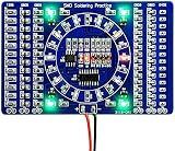 COVVY Rotating LED SMD NE555 Soldering Practice Board DIY Kit Blue 3-12V view 1