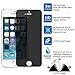 IPHONE SE/5/5S Screen Protector,Soundmae Hot Sale Newest Design Privacy Anti Spy 9h 2.5d 0.33mm Anti Burst Tempered Glass Screen Protector for Iphone SE 5 5s