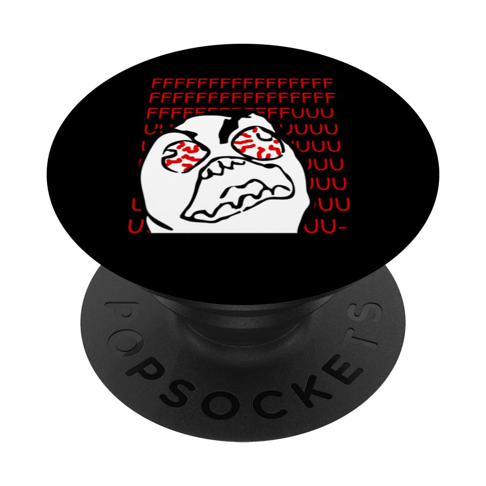 Angry Rage Guy Parody Meme PopSockets Swappable PopGrip
