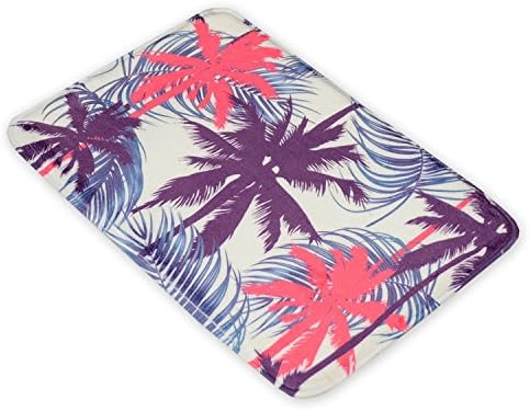 Tropical Coconut and Flamingo American Flannel Floor Mats Non-slip Bath Mat Rectangle Yoga Mat Stair Mats Indoor/outdoor Doormats Carpet Kitchen Alfombras Rugs Kids Bedroom