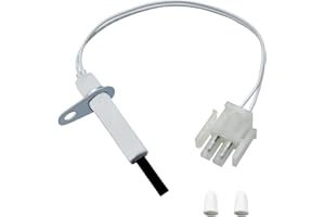 NEXJY 0130F00008S Furnace Hot Surface Ignitor Compatible with Goodman, Janitrol, Amana, Janitrol Gas Furnace, 0130F00008S Silicon Nitride Igniter Replace For 0130F00008 789-707A1 SSN084KS Ceramic Nuts.