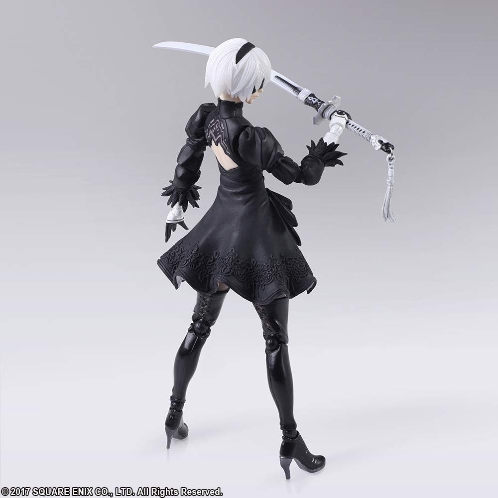 Amazon Com Square Enix Nier Automata 2b Yorha No 2 Type B Ver 2 Bring Arts Action Figure Toys Games