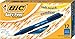 BIC Soft Feel Ball Pen, Blue, Fine Point, 12-Count