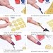 eBoot 288 Pieces 72 Designs Gold Nail Vinyls Nail Stencil Sticker Sheets Set for Circular Hollow Nail Art Design, 24 Sheets