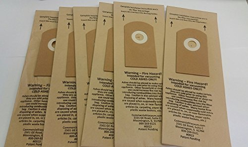 Cricket Ash Vacuum Bags 6 Pack