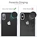 ESR Essential Twinkle Case for iPhone Xs/X, Slim Soft TPU Cover [Supports Wireless Charging] for The iPhone 5.8'' (Both 2018 & 2017), Black Frame