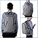 XQXA Laptop Backpack,College School Bag with USB Charging Port and Headphone Jack Water Resistant School Rucksack 15.6 Inch PC Computer Backpack Bags for Business,Work,Travel Rucksack Bookbag Grey