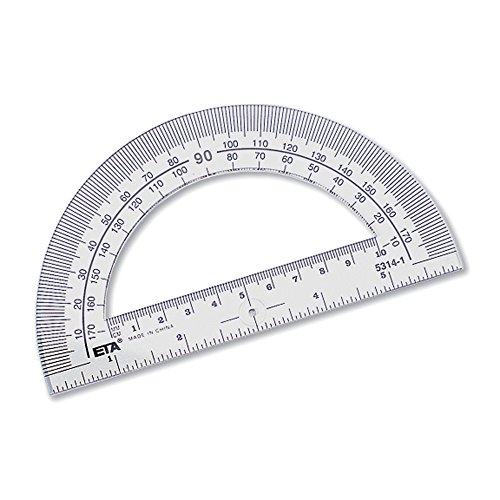 hand2mind Geometry Tools Classroom Set with Rulers, Compasses