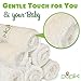 Pupiki Baby Washcloths – Soft Baby Wash Cloths for Face & Body, Gentle on Sensitive Skin – Baby Towels with Bamboo Made from Rayon Fiber & Bonus Machine Washable Bag 10 x 10”