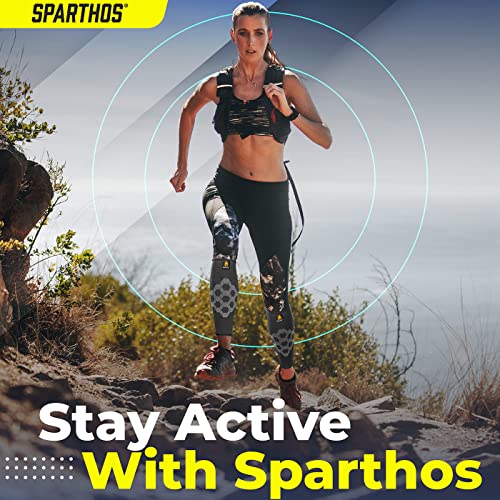 Sparthos Calf Compression Sleeve (Pair) Leg Compression Brace for Men