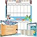 Potty Training Chart - Reward Sticker Chart - Dragon Theme - Marks Behavior Progress – Motivational Toilet Training for Toddlers and Children – Great for Boys and for Girls (Boys Theme)