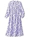 National Dainty Floral Flannel Gown