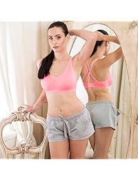 Alyce Athletics Strappy Criss Cross Sujetador deportivo para dama, paquete de 4