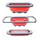 Glotoch Kitchen Collapsible Colander, Over The Sink Strainer With Steady Base For Standing, 6-quart Capacity, Dishwasher-Safe，BPA Free primary