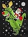 T-Rex Santa Ride Funny Ugly Christmas Sweater Toddler/Kids Long sleeve T-Shirt