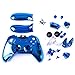 HDE Xbox One Controller Blue Chrome Custom Case Wireless Gaming Replacement Cover Kit