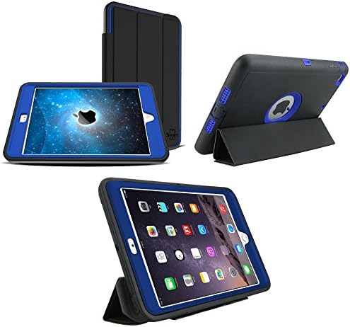 iPad Pro 12.9 Case (2015 & 2017) | Extreme Heavy Duty Protection With Built-In Screen Protector | Smart Magnetic Sleep / Wake Feature | Water, Dust, & Scratch Resistant (Blue)