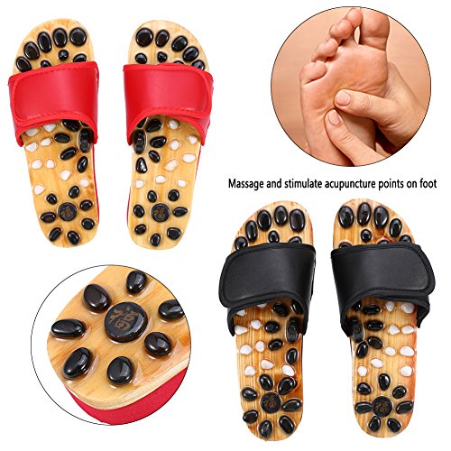 Foot-Massage-Slippers-Reflexology-Naturopathy-Acupuncture-Plantar-Fasciitis-Health-Care-Massage-Shoes-to-Reduce-Foot-Pain-for-Men-and-Women-Red-38