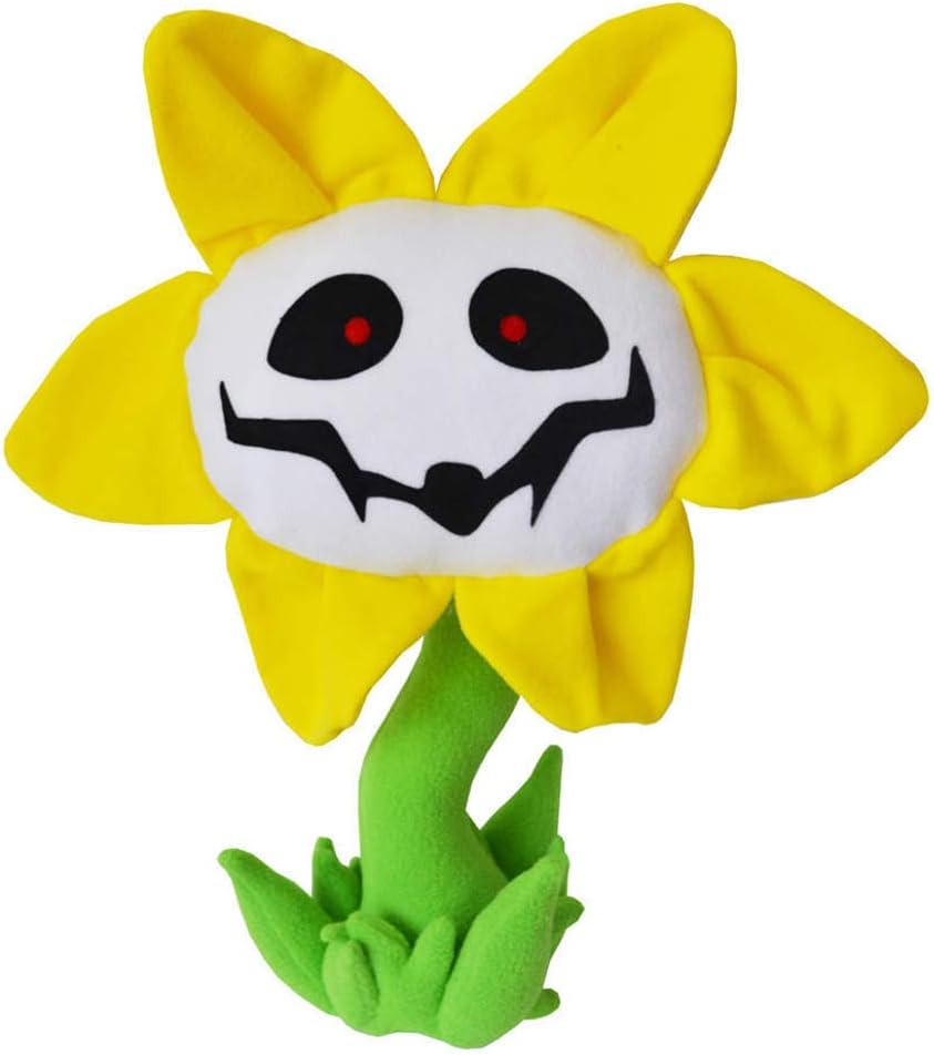 WYMDDYM 10 in Undertale Plush Toys Undertale Flowey Sunflower Stuffed Toys for Children Kids Gifts (Flowey Doll)