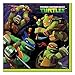 Red Balloon with Unique Teenage Mutant Ninja Turtles Party Supplies Pack Including Plates, Cups, Napkins and Tablecover - 16 Guests