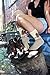 Foot Traffic, Women's Equestrian Socks, Horse Corral (Shoe Sizes 4-10)