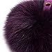 FURTALK Fur Pom Pom Keychain Bag Charm Fur Handbag Charms Original