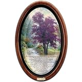 Thomas Kinkade Tree Of Life Framed Canvas Collector Plate With Original Poem by The Bradford Exchange