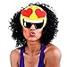 Sunstaches Emotion Hearts Sunglasses | Costume Party Fun Shades | UV400 Accessory | One Size Fits Most