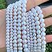 Adabele 1 Strand Real Natural Grade A Potato Round White Cultured Freshwater Pearl Loose Beads 8-9mm for Jewelry Making 14 inch fp2-89