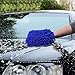 AUTDER Ultimate Car Wash Mitt - 2 Pack - Premium Chenille Microfiber Wash Glove - Wash Mitt - Lint Free - Scratch Free - Regular Size - Blue