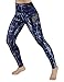 ODODOS High Waist Out Pocket Printed Yoga Pants Tummy Control Workout Running 4 Way Stretch Yoga Leggings