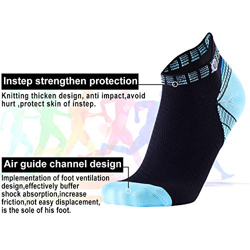 Compression Running Socks Athletic Anti-Blister No Show Low Cut Ankle for Men and Women Moisture Wic - //medicalbooks.filipinodoctors.org