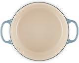 Le Creuset Signature Enamelled Cast Iron Round Casserole 24 cm Chambray view 5