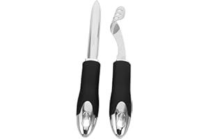 Mobestech 2pcs Stainless Steel Chili Pepper Corer Remover Kitchen Fruit and Vegetable Core Extractor for Jalapenos Green Pepp