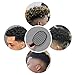 Afro Twist Hair Comb-Barber Favored,2 in 1 DIY Men's Curly Hair Style African Style Hair Brush (Black)