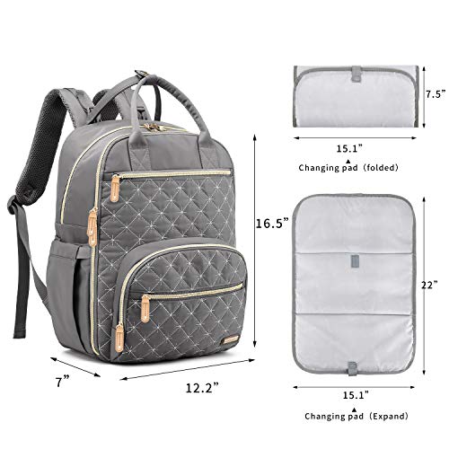 Diaper Bag Backpack, Baby Bag with Changing Pad for Boy Girl, GAIVP