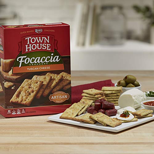 Keebler, Town House Focaccia, Crackers, Tuscan Cheese, 9 oz Pricepulse