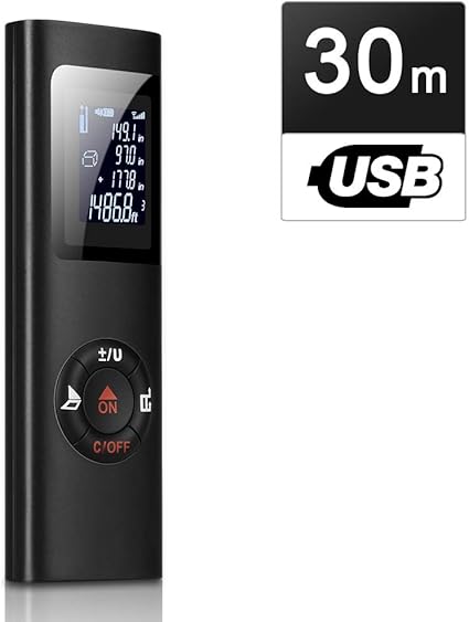 Telémetro Láser, IPSXP 30M 98Ft USB Recargable
