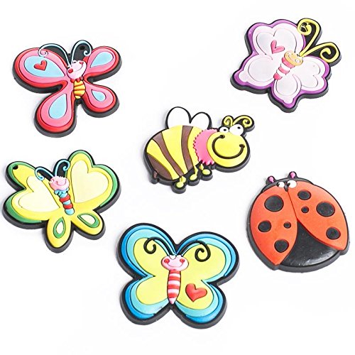 Package of 36 Bright Spring SiliconeTextured Critters for Floral Embellishing, Crafting and Desiging