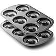 Bellemain Premiere Donut Pan for Baking | Nonstick 12.5 x 8.5” Doughnut Pan with 6-Doughnut Molds | Steel Donut Trays | Make