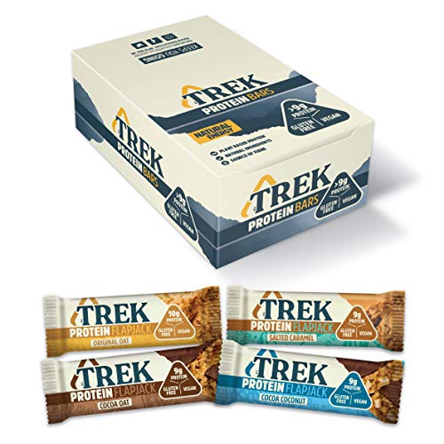 TREK High Protein Flapjack Variety Pack Gluten Free Plant Based