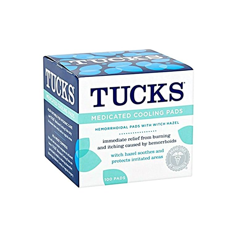 Tucks Medicated Hemorrhoid Cooling Pads. 100 Pads Each (Pack of 2