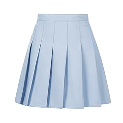 Pleated Skirts for Teen Girls School Uniform Mini