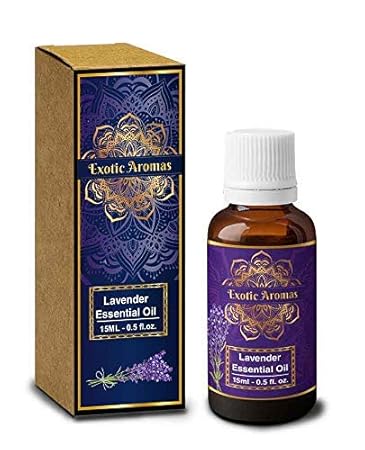 Exotic Aromas lavender essential oil, Pure and Organic- 15 ML