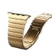 eoso Apple Watch Band, Stainless Steel Metal Watch Replacement Bracelet for iWatch Wristband Sport Bracelet for Apple Watch (42mm, Bracelet Gold 2017)