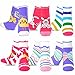 TeeHee Women's Easter Day Fashion No Show Socks 6 Pair Pack (Easter Bunny and Eggs)