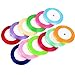 Shappy 300 Yards Double Sided Fabric Ribbon Silk Satin Roll, 12 Colors (10 mm Wide)